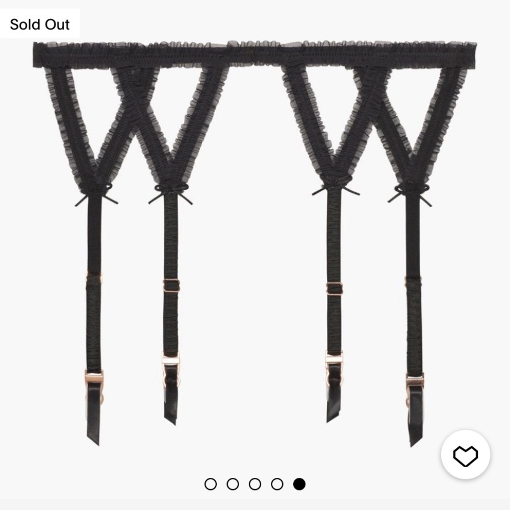 NWT Savage X Fenty Garter Belt Lingerie